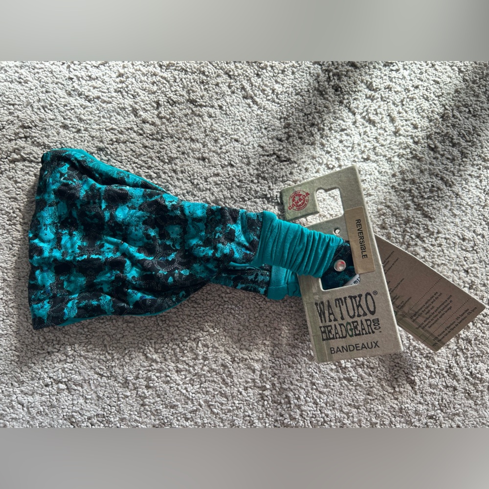 Women’s Reversible Headband-Watuko Headgear-New with Tags